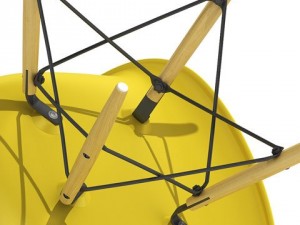 eames plastic armchair daw 3D Model