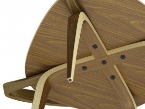 cherner wood base chair 3D Модель