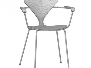 cherner metal base chair Modelo 3D
