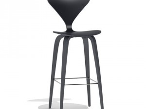 cherner wood base stool 3D Model