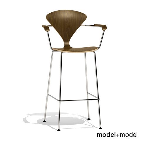 cherner metal base stool 3D Model .c4d .max .obj .3ds .fbx .stl .blend 