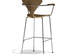 cherner metal base stool 3D Model