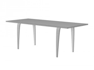cherner rectangular table 3D Модель