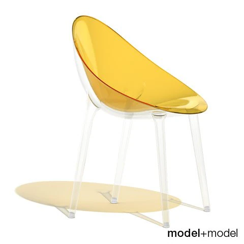 kartell mr impossible chair 3D Model .c4d .max .obj .3ds .fbx .stl .blend 