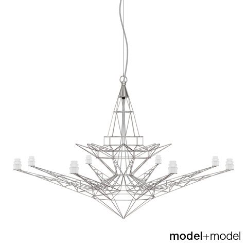 foscarini lightweight suspension lamp Model 3D .c4d .max .obj .3ds .fbx .stl .blend 