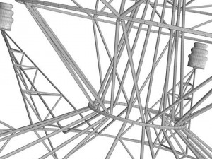 foscarini lightweight suspension lamp Model 3D