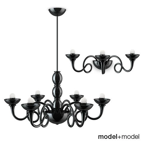 artemide pantalica lamps 3D Model .c4d .max .obj .3ds .fbx .stl .blend 