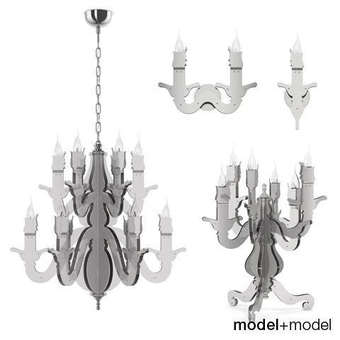 brand van egmond night watch lamps 3D Model .c4d .max .obj .3ds .fbx .stl .blend 