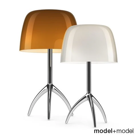 foscarini lumiere 05 table lamps 3D Model .c4d .max .obj .3ds .fbx .stl .blend 