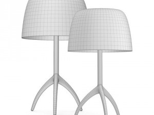foscarini lumiere 05 table lamps 3D Модель