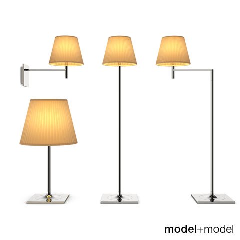 flos ktribe soft lamps bundle Model 3D .c4d .max .obj .3ds .fbx .stl .blend 