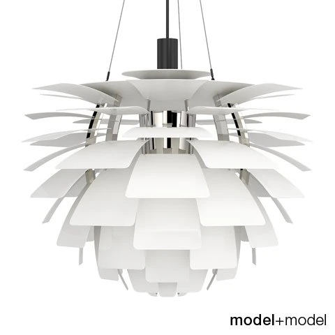 louis poulsen ph artichoke suspension lamp 3D Model .c4d .max .obj .3ds .fbx .stl .blend 