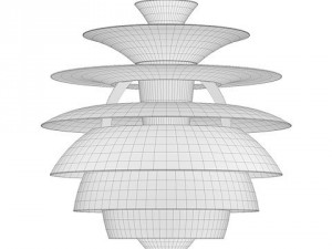 louis poulsen ph snowball suspension lamp 3D Model