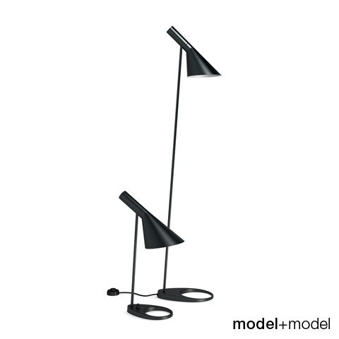louis poulsen aj floor and table lamps Model 3D .c4d .max .obj .3ds .fbx .stl .blend 
