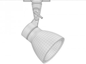 artemide architectural starship track spotlight Model 3D