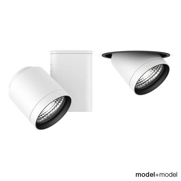 flos architectural pure spotlights 3D Model .c4d .max .obj .3ds .fbx .stl .blend