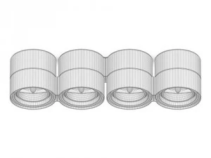 Collezione di faretti Delta Light Link Modello 3D