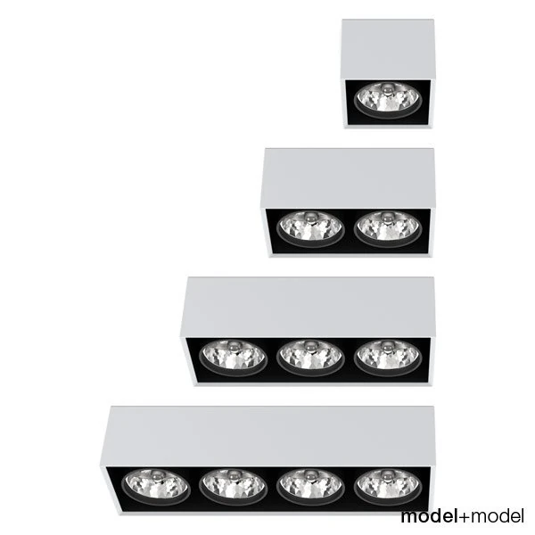 artemide architectural nothing ceiling spotlights collection 3D Model .c4d .max .obj .3ds .fbx .stl .blend