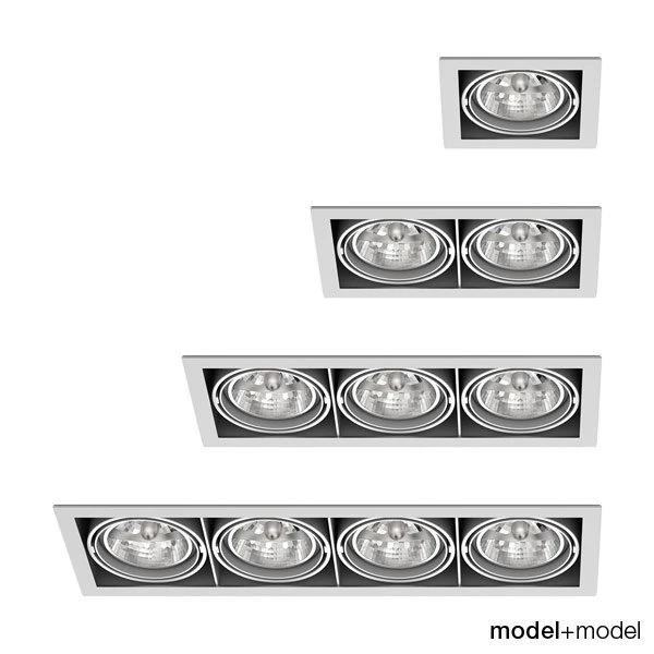 delta light grid in spotlights collection 3D Model .c4d .max .obj .3ds .fbx .stl .blend