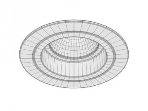 recessed spotlights collection 3D Model
