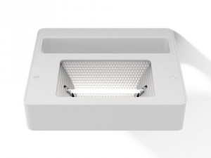 artemide architectural square wall lamp Model 3D