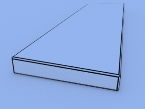 wooden plank 3Dモデル