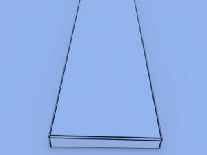 drewniana deska Model 3D