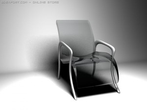 beachchair 3D-Modell