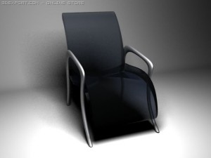 beachchair 3D 模型