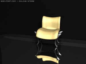 edchair 3D 모델