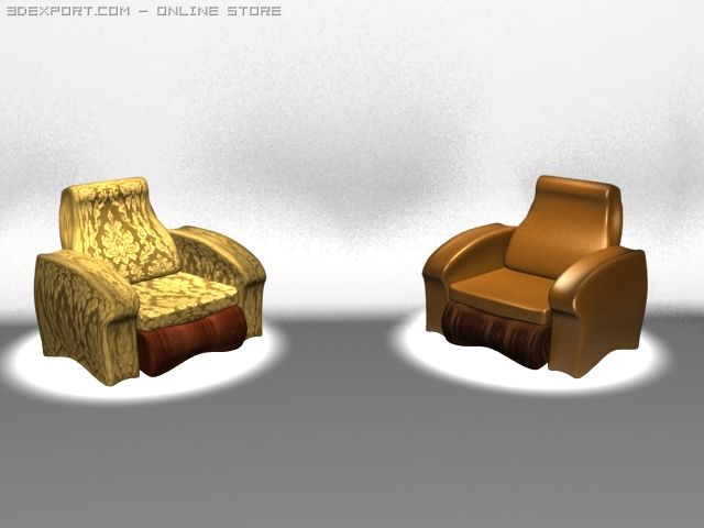 ed2chair Model 3D .c4d .max .obj .3ds .fbx .stl .blend 