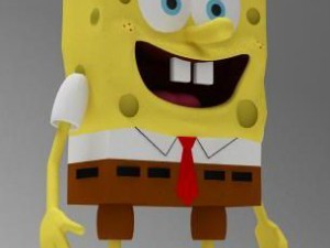 sponge bob and patrick 3D मॉडल