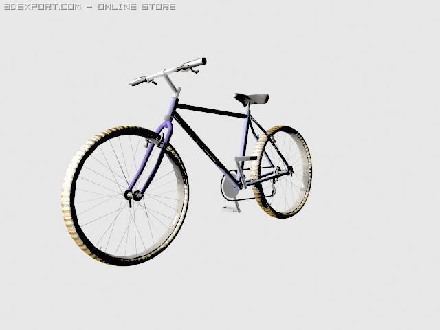 bicycle Modèle 3D .c4d .max .obj .3ds .fbx .stl .blend 