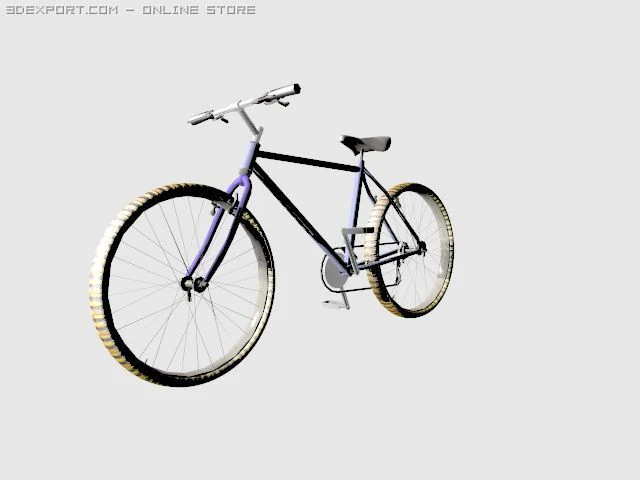bicycle 3D Model .c4d .max .obj .3ds .fbx .stl .blend 