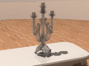 candlestick Modèle 3D