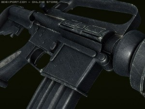 m4a1 rifle 3Dモデル