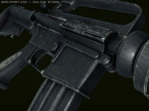 m4a1 rifle 3D Model