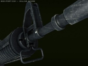 m4a1 rifle 3Dモデル