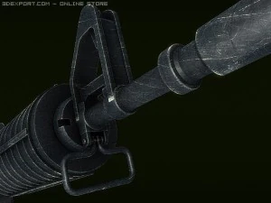 m4a1 rifle 3D Model