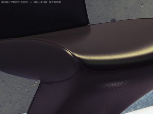 rolf benz 7800 chair 3D 모델
