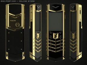 emas tanda tangan vertu Model 3D