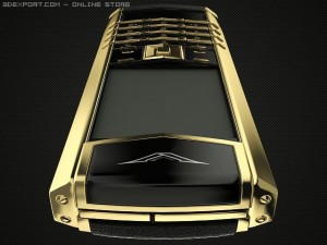 vertu signature s gold Model 3D