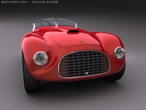1948 ferrari 166 mm barchetta 3D Model