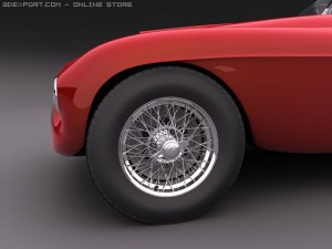 1948 ferrari 166 mm barchetta 3D Model