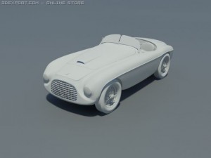 1948 ferrari 166 mm barchetta 3D Model