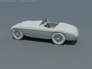 1948 ferrari 166 mm barchetta 3D Model