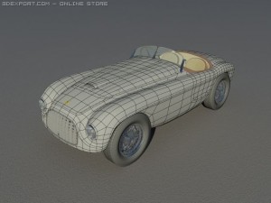 1948 ferrari 166 mm barchetta 3D Model
