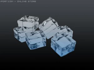 冰块 3D 模型