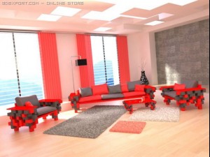 coachtablearmchair Modello 3D