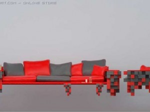 coachtablearmchair Modello 3D